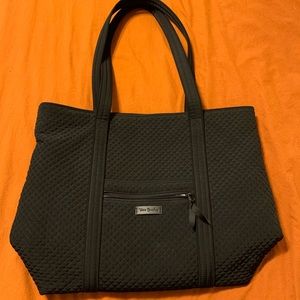 Vera Bradley Black Microfiber Tote